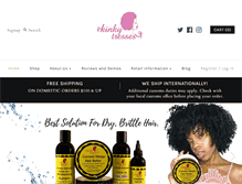 Tablet Screenshot of kinkytresses.com